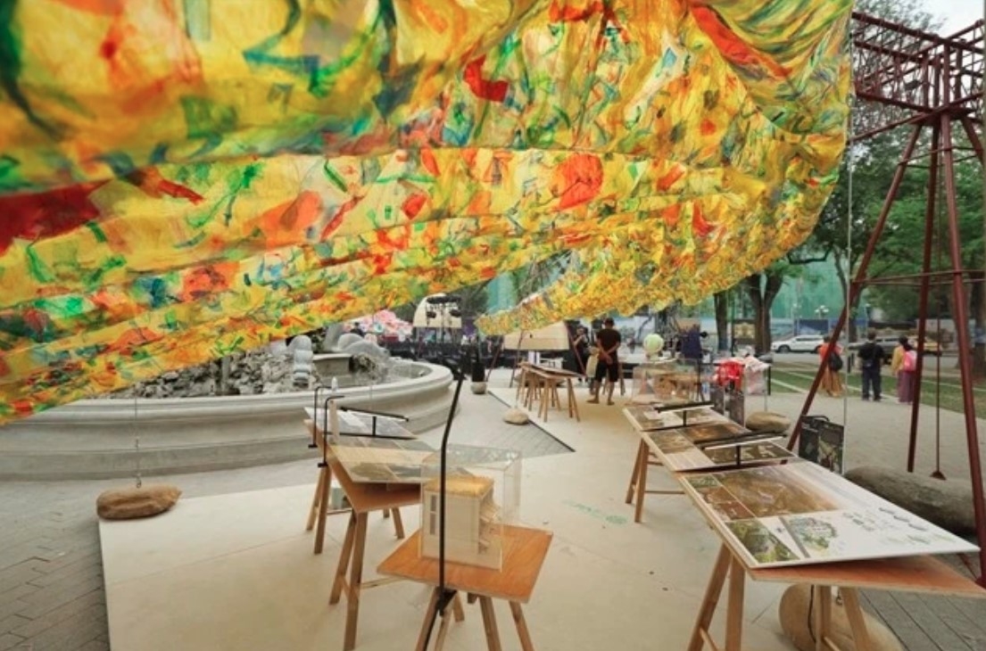 Top works of architecture displayed in downtown Hanoi